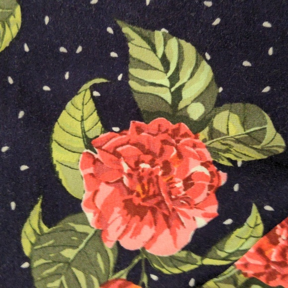 ASOS Floral Mini Dress with Hanky Hem and Frill Cuff Size 10 - Picture 10 of 11